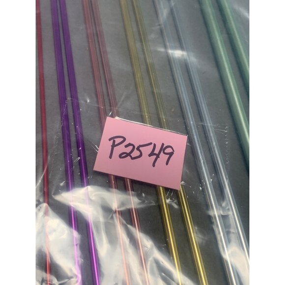 Set of 6 Aluminum Knitting Needles Sizes 2, 6, 7, 8, 10, 11 - Picture 7 of 7